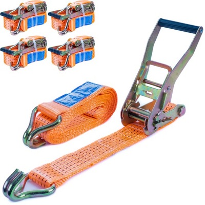 CORREAS TRANSPORTOWE ZABEZPIECZAJACE LADUNEK 4M/50MM/5T MOCUJACE JUEGO 4 PIEZAS  