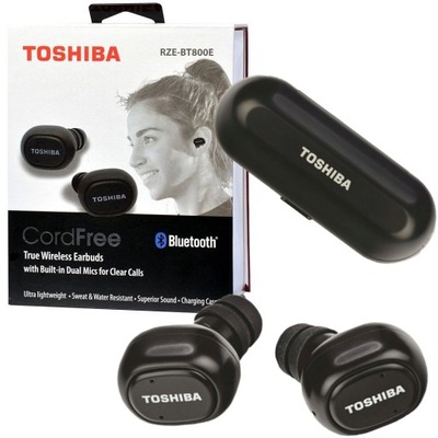 SŁUCHAWKI BLUETOOTH TOSHIBA EARBUDS BT800E AIRDOTS