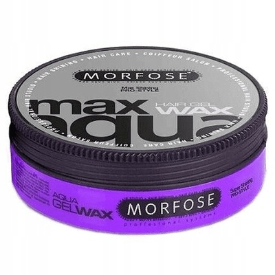 MORFOSE MAX AQUA HAIR GEL WAX SHINING WOSK DO STYLIZACJI WŁOSÓW 175ML