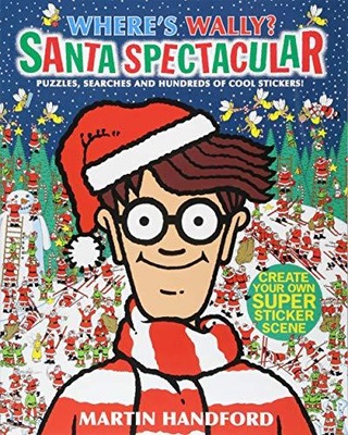 Wheres Wally? Santa Spectacular Sticker Activity Book MARTIN HANDFORD