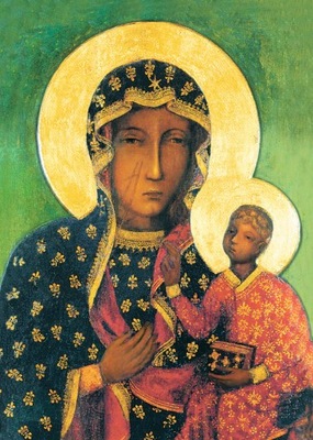 Mozaika Matka Boża Częstochowska Matka Boska