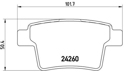 КОЛОДКИ HAM. FORD MONDEO III