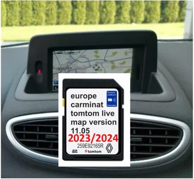 MAPA KARTA RENAULT TOMTOM CARMINAT LIVE 11.05 2024