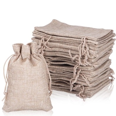 WORECZKI JUTOWE X30 JUTOWE PREZENTY OZDOBNE LNIANE