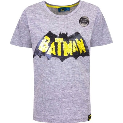 t-shirt BATMAN koszulka MAGICZNE CEKINY 98