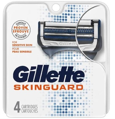 Wkłady maszynki Gillette Skinguard Sensitive 4pack do golenia