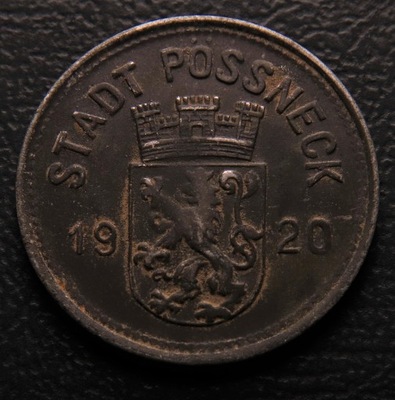 ANK NIEMCY POSSNECK 10 PFENNIG 1920