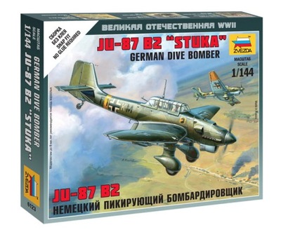 Ju-87 B2 Stuka 1:144 Zvezda 6123