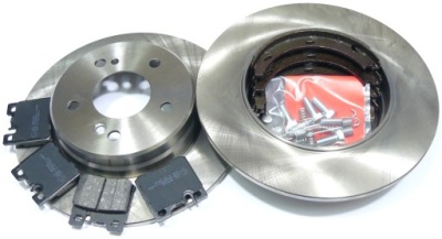 Тормозные колодки тормозные диски 278mm тормозные колодки spr. задняя do mercedes w124 c w202 w210 slk r170 фото №1