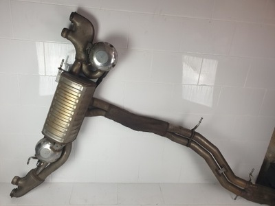 Audi q7 4m выхлоп активный гаситель фото №1