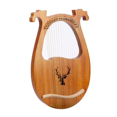 16 Strings Lyra harp mahoniowe zespoły Plucking