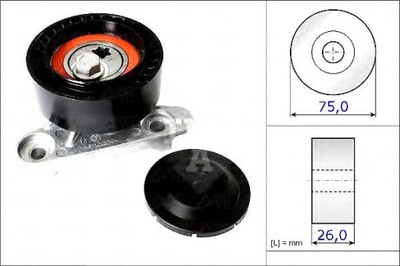 Ina ролик napcza ремень многоручейковый. vw seat mii, sko фото №1