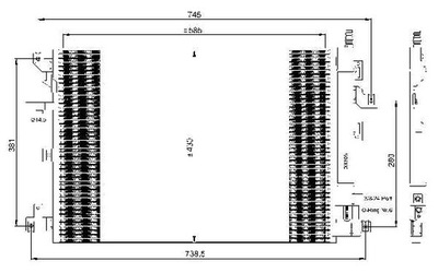 NRF 35889 КОНДЕНСАТОР, КОНДИЦИОНЕР