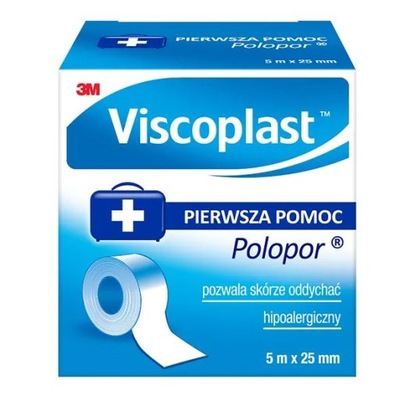 Plaster POLOPOR 5mx25mm przylepiec hipoalergiczny