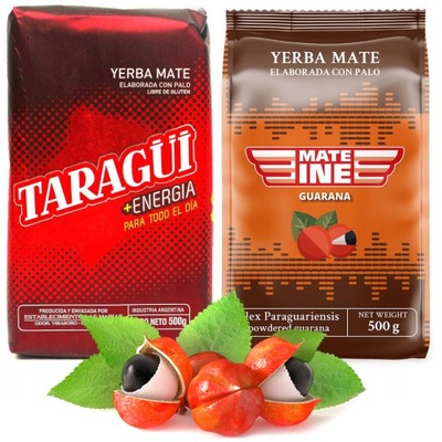 Yerba Mate TARAGUI ENERGIA 2x 500g moc pobudzenie