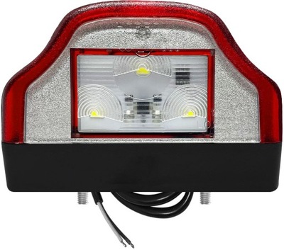 LAMPA OŚWIETLENIA TABLICY REJESTRACYJNEJ BOCZNE