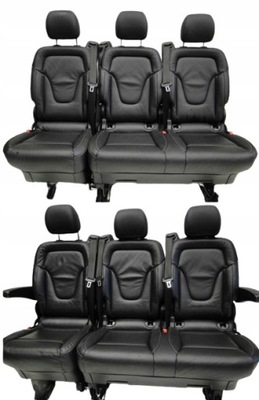 Mercedes v klasa w447 447 сиденья кожа 1 ряд фото №1