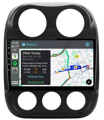 JEEP COMPASS PATRIOT 2010-2017 NAJNOWSZY ANDROID CARPLAY RADIO NAWIGACJA