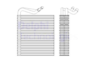 DELPHI ИСПАРИТЕЛЬ КОНДИЦИОНЕРА DELPHI TSP0525202 МИНИ COOPRER