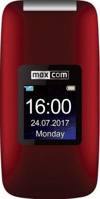 Telefon komórkowy Comfort MM824 Czerwonosrebrny