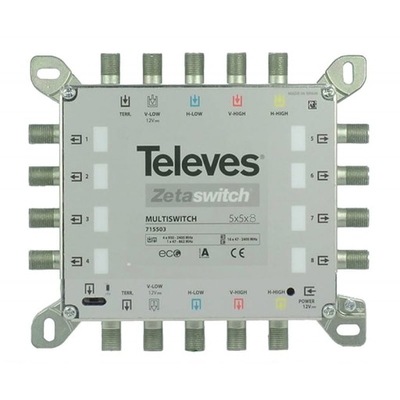 Multiswitch 5x5x8 ZetaSwitch Televes 715503