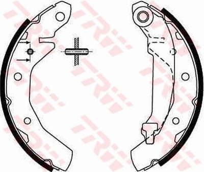 КОЛОДКИ ТОРМОЗНЫЕ КОМПЛЕКТ. ЗАД ПОДХОДИТ DO: CHEVROLET MATIZ, SPARK; DAEWOO M