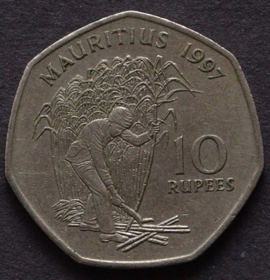 Mauritius - 10 rupees 1997