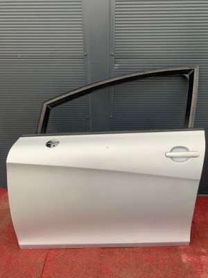 Seat leon ii 2 lift двері ліва передні лівий перед сріблястий фото №1