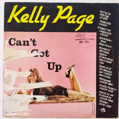 Kelly Page – Can't Get Up -MAXI SP12''
