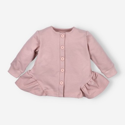 NINI bluza dziecięca bawełna różowy rozmiar 68 (63 - 68 cm)