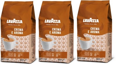 Kawa ziarnista Lavazza Crema e Aroma 1kg x3