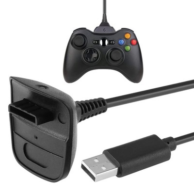 KABEL ŁADOWARKA do PADA XBOX 360 USB PLAY CHARGE