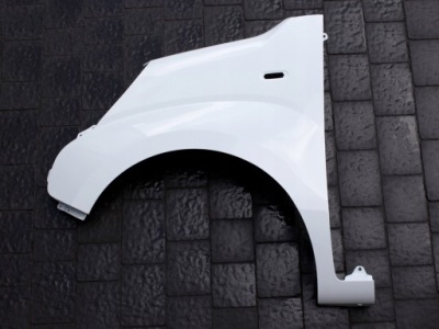 Крила лівий citroen nemo 07 - білий 249 idealny фото №1