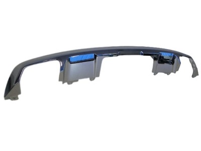 Mercedes glk 204 lift накладка диффузор хром задняя фото №1