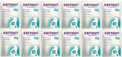 Kattovit | Gastro | Łosoś z ryżem 12x85g