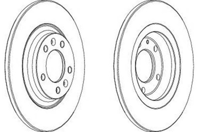 ДИСКИ ТОРМОЗНЫЕ ТОРМОЗНЫЕ 2 ШТУКИ CITROEN C5 III PEUGEOT 407 5