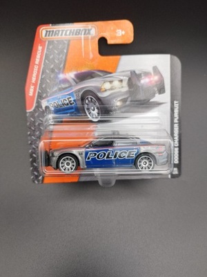 1:64 Matchbox Dodge Charger Pursuit Police Car Matchbox 2016 MBX