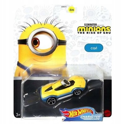 Hot Wheels minions Carl minionki auto