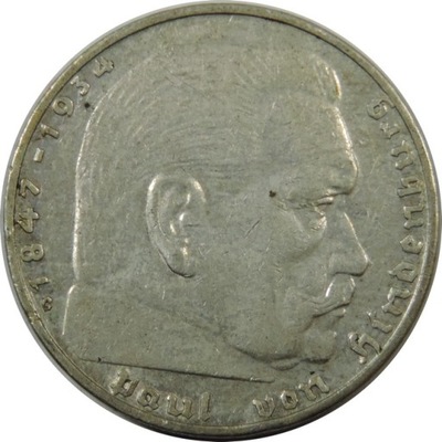 2 MARKI 1937 G - HINDENBURG - STAN (2-) -NIEMCY144