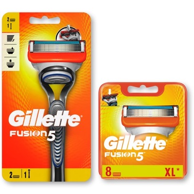 Gillette Fusion maszynka ostrza wkłady 10 szt