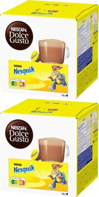 Czekolada w kapsułkach Nescafe Dolce Gusto Nesquik 16 szt x2