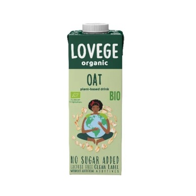 Zdrowa Żywność Sante Napój Lovege Organic Owsiany Bez Cukru 1l