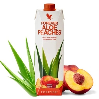 Aloesowy sok Forever Aloe Peaches 1L brzoskwiniowy