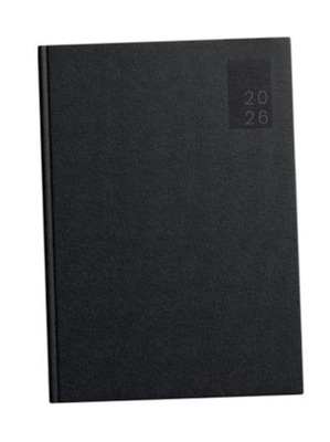 KALENDARZ 2026 KSIĄŻKOWY A5 BASIC DTP CZARNY