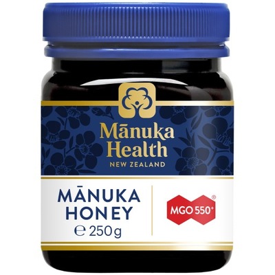 Miód Manuka MGO 550+ Manuka Health 250g, certyfikat