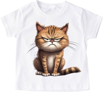 Koszulka bluzeczka dziecięca z kotem roz 92