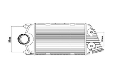 NRF 30186-NRF INTERCOOLER  