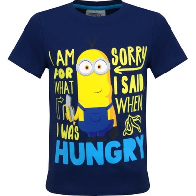 T-shirt Minionki granatowy 104