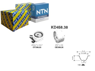 Snr kd458.38 набор ремень распределительного вала фото №1