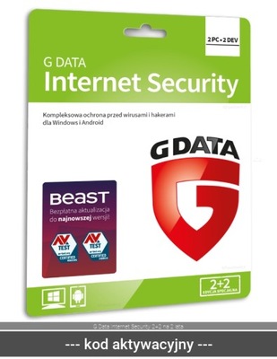 G Data Internet Security 2+2 na 2 lata